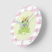 Horloge Ronde Prince grenouille couronne (Angle)