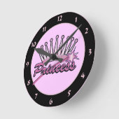 Horloge Ronde Princess Crown (Angle)