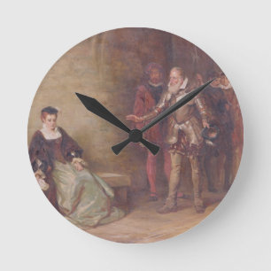 Horloge Ronde Princesse Elizabeth (1533-1603) à la tour (huile