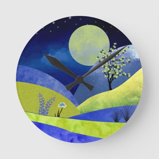 Horloge Ronde Printemps (Recto)