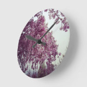 Horloge Ronde Printemps (Angle)