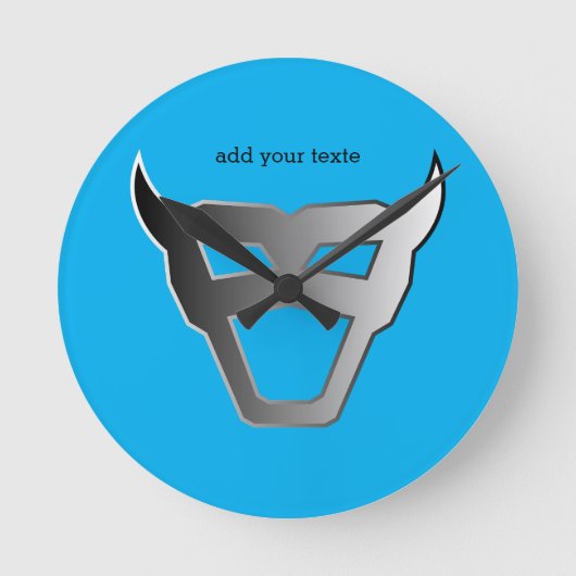 Horloge Ronde Pro Gamer Silver Emblem (Recto)