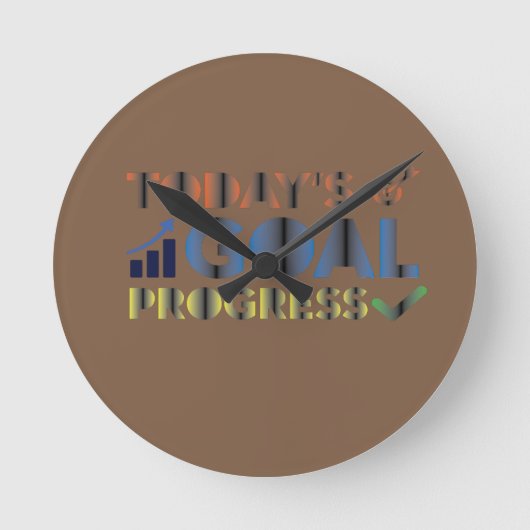Horloge Ronde Progrès de l'objectif du jour (Recto)