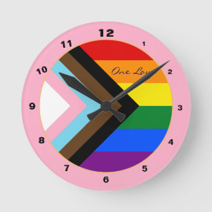 Horloge Ronde Progrès Rainbow flag mode, Fierté / LGBTQ