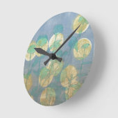 Horloge Ronde Projecteur I floral (Angle)