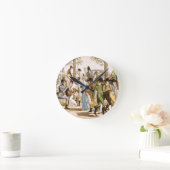 Horloge Ronde Promenade à Longchamps, 1802 (engraving) (Maison)