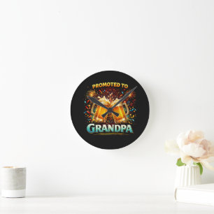 Horloge Ronde Promu au futur grand-père