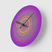 Horloge Ronde Psychédélic spiral pattern: (Angle)
