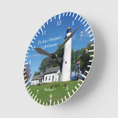 Horloge Ronde Pt Aux Barques Lighthouse clock (Angle)
