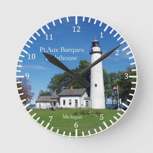 Horloge Ronde Pt Aux Barques Lighthouse clock (Recto)