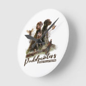 Horloge Ronde Pudelpointers, Chasse faisan (Angle)