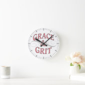 Horloge Ronde Puissance des filles Grace & Grit (Maison)