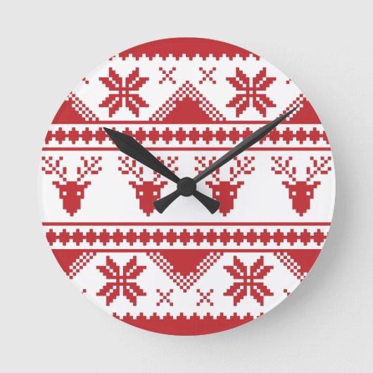 Horloge Ronde pull de noël (Recto)
