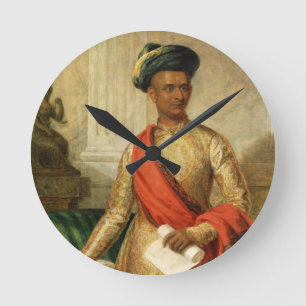 Horloge Ronde Purniya, ministre en chef de Mysore, c.1801 (huile