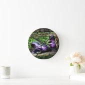 Horloge Ronde Purple boots (HDR) wall clock (Maison)