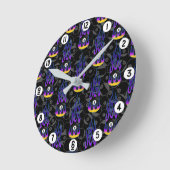Horloge Ronde Purple Huit Balle (Angle)