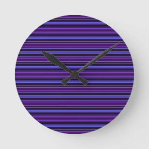 Horloge Ronde Purples répartis