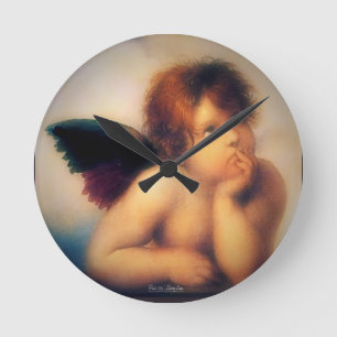Horloge Ronde Putti Angel