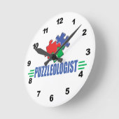 Horloge Ronde Puzzle amusant (Angle)