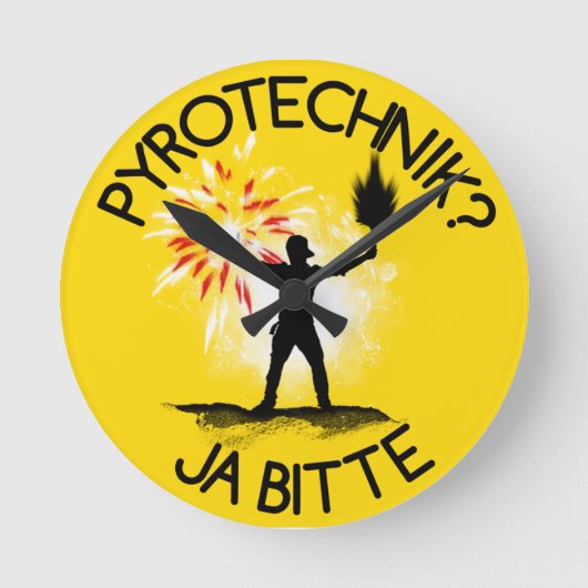 Horloge Ronde Pyrotechnie ? Oui, s'il vous plaît ! (Recto)