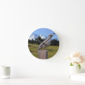 HORLOGE RONDE QUAIL ON DREAM POINT (Maison)