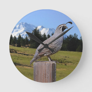 HORLOGE RONDE QUAIL ON DREAM POINT