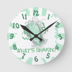 Horloge Ronde Quel est Shakin ? Milkshakin !