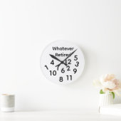 Horloge Ronde Quel que soit Retraité (Maison)