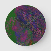 Horloge Ronde Quilted Pattern Round Clock (Recto)