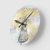 Horloge Ronde Quota d'Isaac Asimov (Angle)