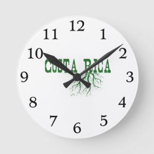 Horloge Ronde Racines du Costa Rica