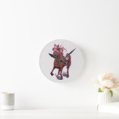 Horloge Ronde Racing Thoroughbred est le cheval gagnant (Maison)