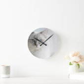 Horloge Ronde Ragdoll (Maison)