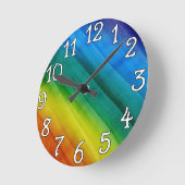 Horloge Ronde Rainbow (Angle)