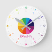 Horloge Ronde Rainbow Early Learning (Recto)