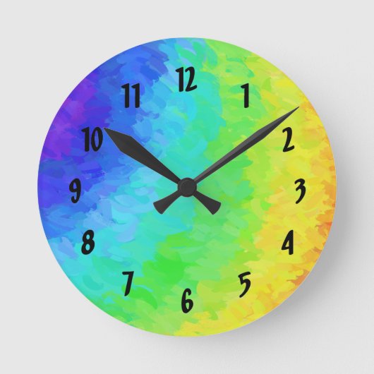 Horloge Ronde Rainbow Icy (Recto)
