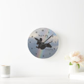 Horloge Ronde Rainbow Remembrance Dachshund Wall Clock (Maison)