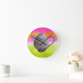 Horloge Ronde Rainbow Teapot partie thé (Maison)