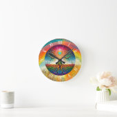 Horloge Ronde Rainbow Tree of Life (Maison)