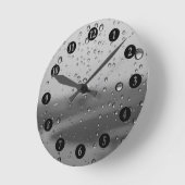 Horloge Ronde Raindrops (Angle)