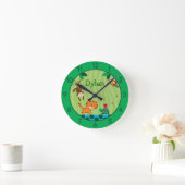 Horloge Ronde Rainforest Jungle (Maison)