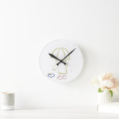 Horloge Ronde Rainy day puddle (Maison)