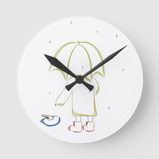 Horloge Ronde Rainy day puddle (Recto)