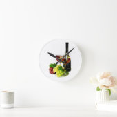 Horloge Ronde Raisins de vin (Maison)