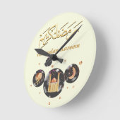 Horloge Ronde Ramadan Kareem (Angle)