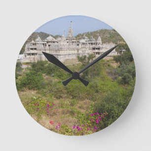Horloge Ronde Ranakpur Jain Temple, Ranakpur, Rajasthan, Inde