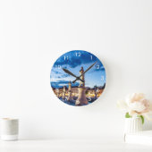 Horloge Ronde Rangée de statues illuminées à Padova (Maison)