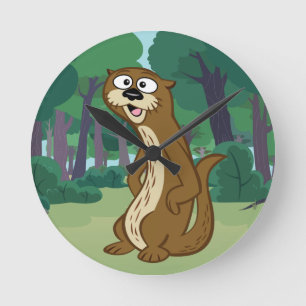 Horloge Ronde Ranger Rick Reggie Otter
