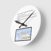 Horloge Ronde rappel (Angle)