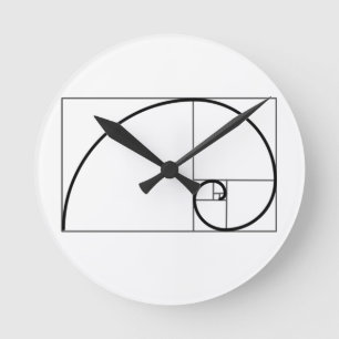 Horloge Ronde Rapport de Fibonacci
